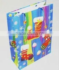 Christmas Paper Shopping Bag With Full Colour Printing thumbnail-1