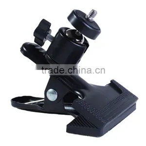 Metal Clip Clamp Holder Mount With Standard Ball Head 1/4 Screw for Photography thumbnail-3