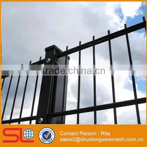 Double Wire 6/5/6 Welded Rigid Fence Panel thumbnail-1