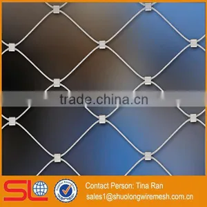 2mmx60mm X-tend Flexible Stainless Steel Wire Mesh Webnet Railing Stays With Perimeter Rope thumbnail-6