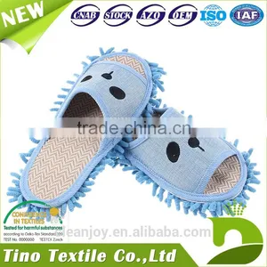 Furry Warm Sandals Slippers Good Quality Washable Bathroom Mop Slippers thumbnail-5