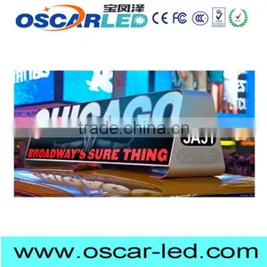 Customized Xxx Video Wireless Taxi Led Top Light Display With CE UL ROHS Certificate thumbnail-1