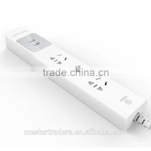 Baseus 2.1A Power Strip 3 Universal Outlets To Smart Chips Home Electronic 2USB Charging Ports For Mobile Phone TB-0211 thumbnail-4