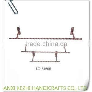 LC-84610 China Wholesale Hotel Bathroom Wall Brass Hanging Towel Hook thumbnail-2
