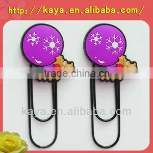 Novelty Design Customized 3d Soft Pvc Decorative Paper Clips thumbnail-1