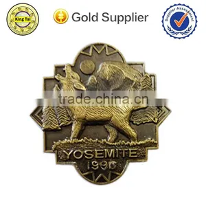 Lastest Design Metal Quality Wholesale Metal Craft Badge for Gentlement thumbnail-5