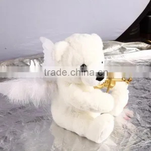 White Angel Bear With Violin thumbnail-1