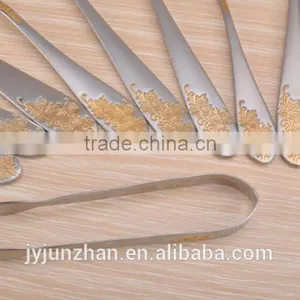 Gold Plated Fork Knife Sets With Stainless Steel 430 Material and Low Price thumbnail-1