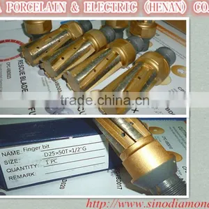 2 Inch 6 Tips Segment Diamond Finger Bits Diamond Drill Bits thumbnail-4
