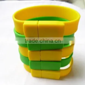Wrist Band Silicon Usb Flash Drive for Promotional Gift thumbnail-4