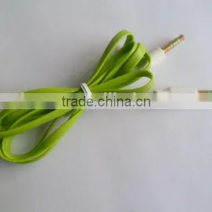 New Fashion Colorful Noodle Audio Cable thumbnail-1