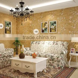 Beautiful Home Decor Toile Wallpaper Natural Wallpaper thumbnail-4