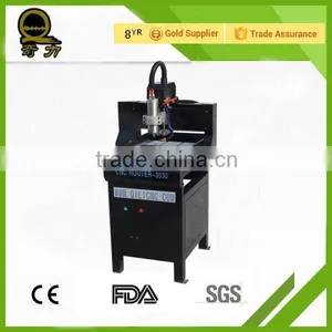 QL-3030 High Precision With Table Moving 3030 Metal Engraving Cnc Mini Router thumbnail-1