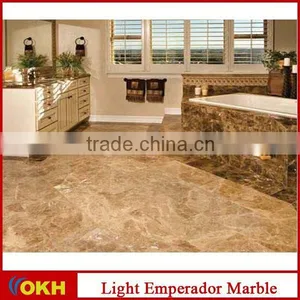 Hot Sale Light Emperador Marble Tiles for Floor and Wall thumbnail-1
