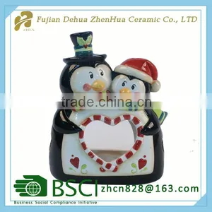 Personalized Christmas Gift Ceramic Candle Holder thumbnail-1