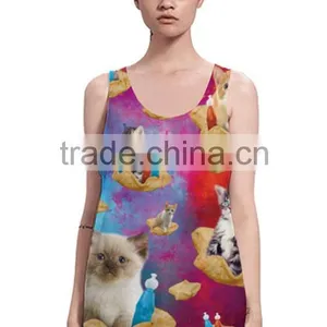 Drop Shipping Korean Ladies Custom Tank Short Tops For Jeans thumbnail-1