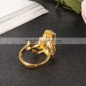 2016 Gold Filled Jewelry Copper Ring for Men Gold Dragon Ring thumbnail-6