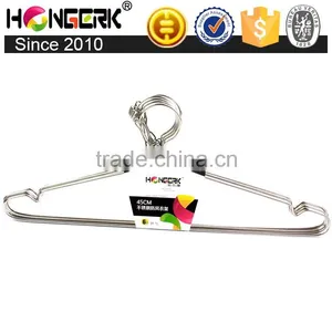 Windproof Metal Stainless Steel Clothes Hanger thumbnail-1
