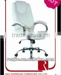 Executive Leather Chrome Chair With Soft Armrest thumbnail-1