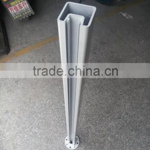 Powder Coated Cast Aluminum Railing Fence Post Glass Balustrade thumbnail-3