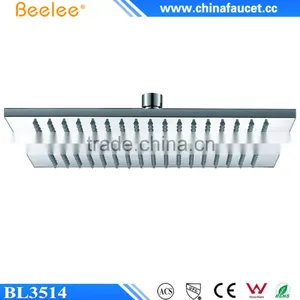 10'' 12'' 14'' 16'' Square Brass Wall Mounted Spa Waterfall Shower Head thumbnail-3