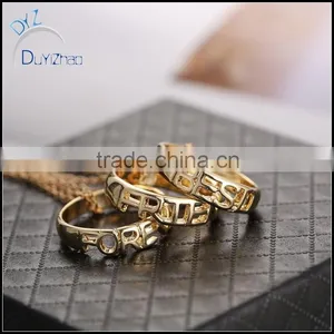2015 Fashion New Round Gold Ring Pendant Designs thumbnail-3