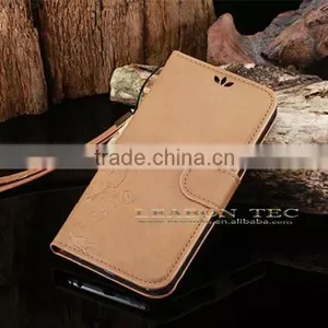 New for Samsung Galaxy s6 Edge Case With Card Slot Book Wallet Flip Leather Case Cover, Wallet Case for Samsung Galaxy s6 Edge thumbnail-1