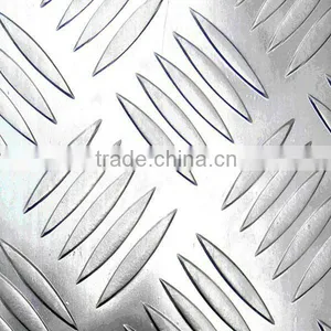 Embossed (with Five Bar) 5083 Aluminum Sheets/plates Used for Floor (competitive Price and High Quality) thumbnail-1