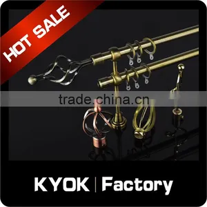 KYOK Windows Design Curtain Rod Accessories Cheap Price Tension Curtain Rods in Dubai thumbnail-4