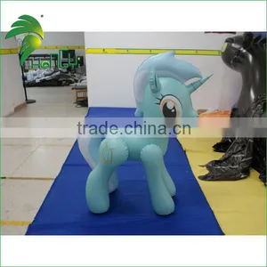 Qute Durable Soft 0.4PVC Inflatable Character Cartoon / Rarity / Apple Jack / Inflatable Little Horse From Hongyi thumbnail-3