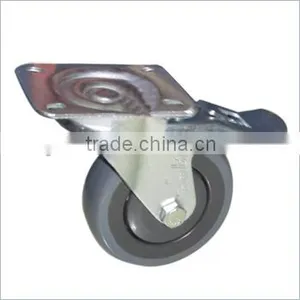 Iron Core Rubber Industrial Carts' Castor Wheels N191 thumbnail-2