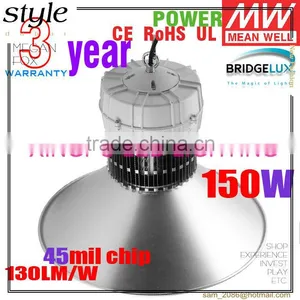 High Quality Products! Bridgelux Chip & Meanwell Driver 30W 50W 80W 100W 120W 150W LED High Bay Lighting Quality Choice thumbnail-1