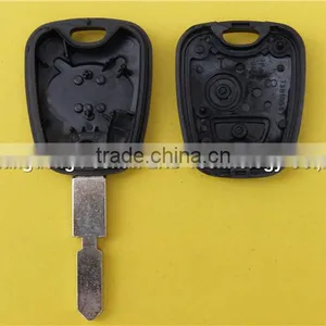 Key Car no Logo Remote 2 Button Key Cover Shell Blank Peugeot 406 Key Fob thumbnail-5