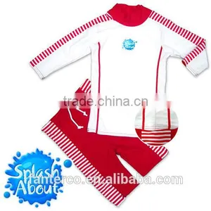 Wholesale Swimwear Distributor Cute Colored Nylon Elastane Sun Protective Taiwan 1-2y Swimwear thumbnail-1