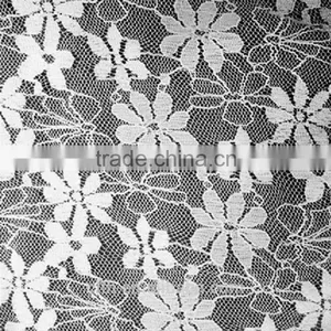 Graceful 90% Nylon 10%spandex Lace Fabric for Dress thumbnail-1