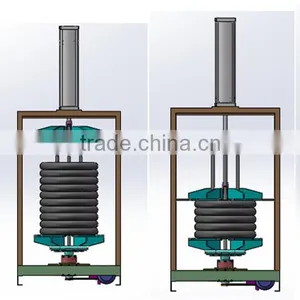 New Type Lower Price Motorcycle Tyre Press Packing Machine thumbnail-1