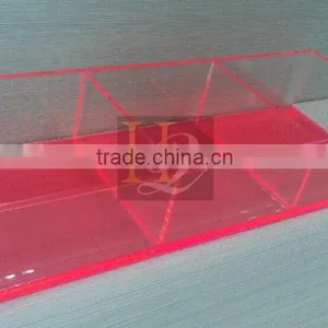 Perspex Jewelry Tray, Color Acrylic Cosmetic Tray thumbnail-1