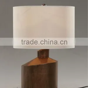 2015 Modern Poly With Fabric Shade Saving Table Lamp/light thumbnail-1