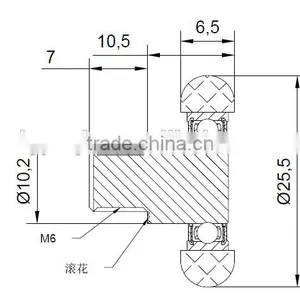 Nylon Wheel Drawer Slide thumbnail-3