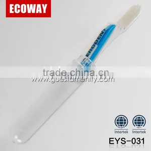 Hot Sale Portable Travel Folding Toothbrush With Toothpaste Hotel Toothbrush Kit thumbnail-2
