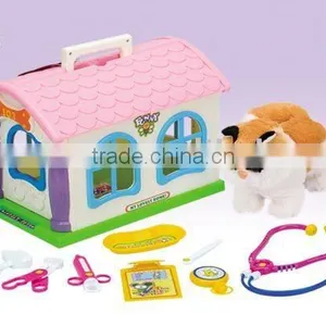 Christmas Pet Toy Toy Pet House Set thumbnail-1