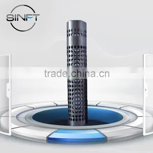 Decorative Straight Lock Seam Perforated Metal Tube thumbnail-1