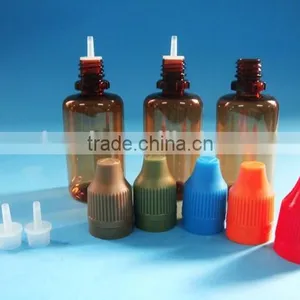 30ml PET E-liquid Bottle With Double Insurance Cap, Plastic Eye Dropper Bottle thumbnail-1