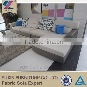 Larger Fabric Sofa Set L Shape thumbnail-3