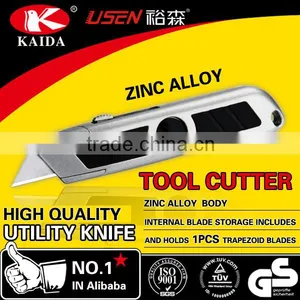 Spare Blade Trapezoid Blade Aluminium Alloy Carpet Cutter Tool Knife thumbnail-2