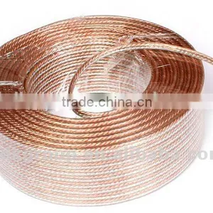 300/300V High Quality Flat Transparent Audio RVH ,Audio Speaker Fig.8 Cable thumbnail-2