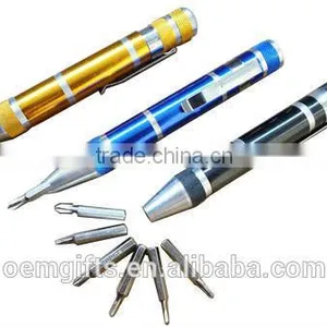 Hot 6-in-1 Pen Shaped Pocket Screwdriver/multi-function Screwdriver thumbnail-1