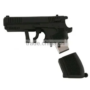 Eco-Environment Cool Silicone USB Cover With Gun Shaped thumbnail-1