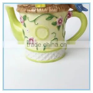 House Use Hand Print Ceramic Tea Pot Canister thumbnail-3