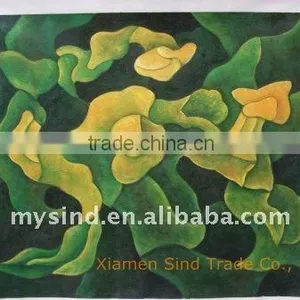 Abstract Floral Painting on Canvas thumbnail-1